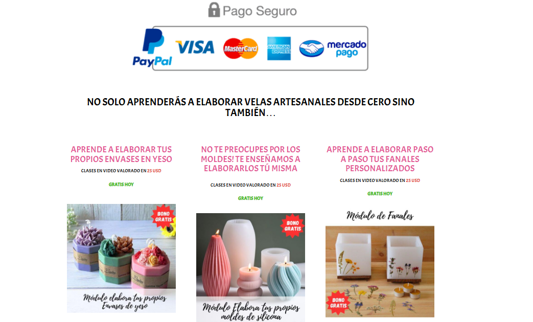 velas artesanales para emprender